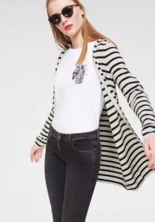 Pruhovaný cardigan