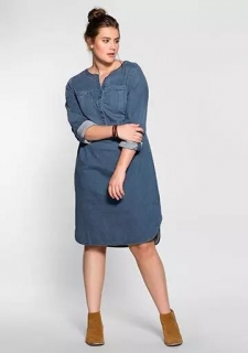 Jeans šaty XXL